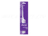 Diane Heat-Resistant & Static-Free White 8.25" Thin Rat Tail