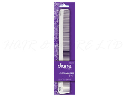 Diane Heat-Resistant & Static-Free White 8.75" Cutting Comb