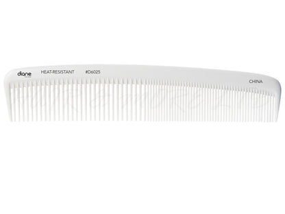 Diane Heat-Resistant & Static-Free White 8.75" Dressing Comb