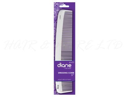 Diane Heat-Resistant & Static-Free White 8.75" Dressing Comb