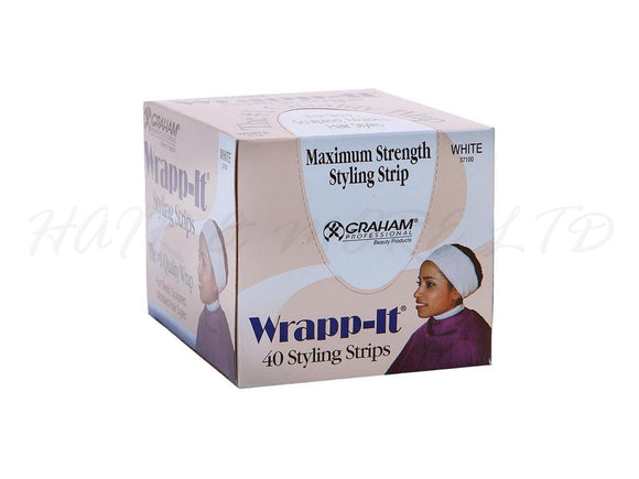 Graham Beauty - Wrapp-it Styling Strips White (40 Strips Per Pack)