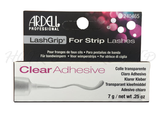 Ardell Professional LashGrip Adhesive For False Strip Lashes - Clear 7g, Clear Lash Glue For False Lashes, Fake Lash Adhesive, Clear Lash Adhesive For A Darker Lash Line With False Lashes, Makeup, Fake Eyelashes NZ, False Lashes, NZ Professional Hair And Beauty Supplies, NZ Salon Supplies