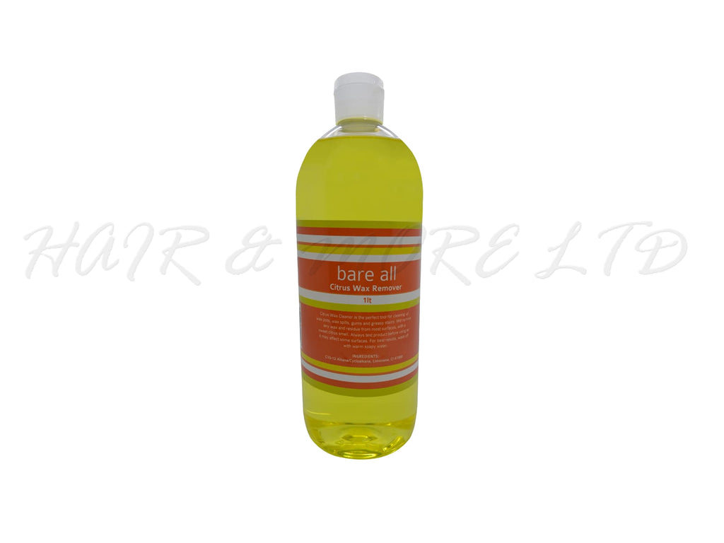Bare All Citrus Wax Remover Equipment Cleaner, Natural Based Citrus Professional Beauty Equipment Cleaner For Wax Heaters, Removes Residual Wax From Pot And Cartridge Heaters and Surrounding Areas, NZ Hair and Beauty Supplies, NZ Professional Wax Supplies