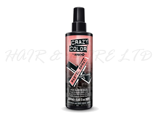 Crazy Colour Temporary Colour Pastel Spray - Peachy Coral 250ml