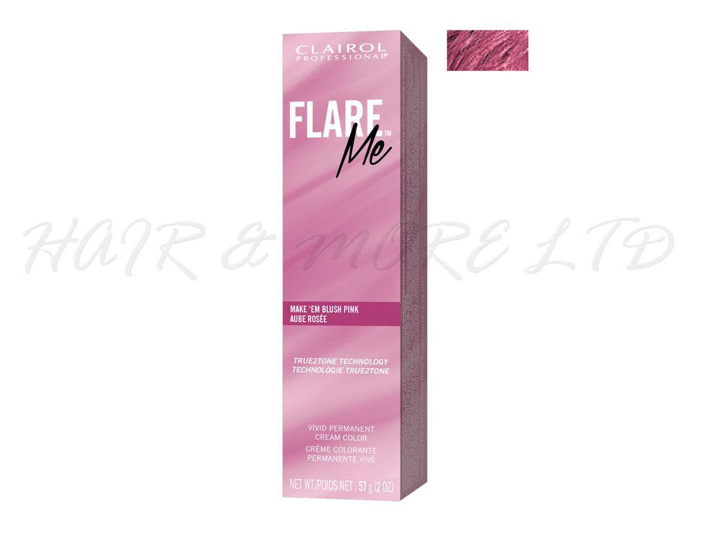 Clairol Professional Flare Me Permanent Creme 57g - Make 'em Blush Pink