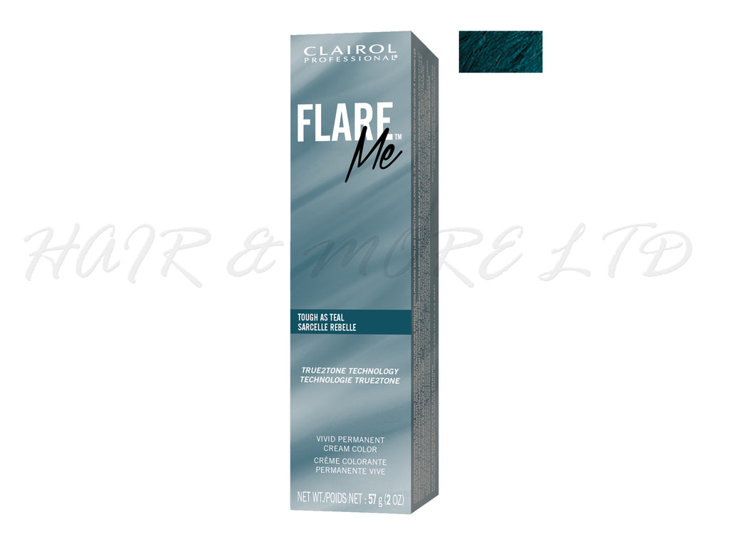 Clairol Professional Flare Me Permanent Creme 57g - Tough as Teal