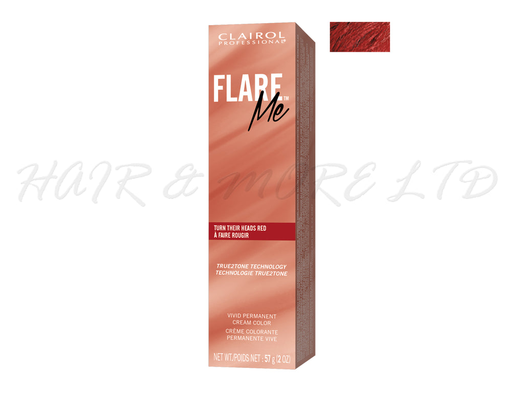 Clairol Professional Flare Me Permanent Creme 57g - Turn Their Heads Red