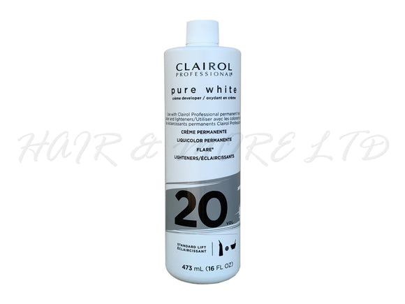 Clairol Pure White 20 Creme Developer 473ml