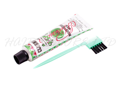 Clubman Pinaud Mustache Wax with Brush/Comb 14g - Chestnut