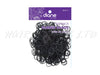 Diane Bulk Hairdressing Black Hair Rubber Bands - 500 Pack