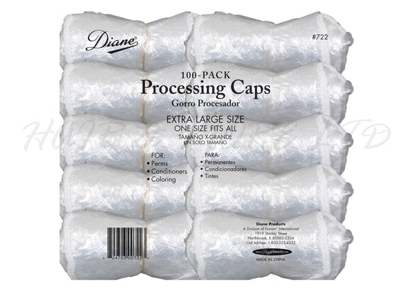 Bulk Plastic Processing Caps, 100 pack