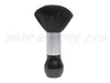 Diane Hairdressing Neck Duster Brush Large Black And Silver 19cm Tall, Hairdressing & Barbering Neck Duster, Neck Duster With Super Soft Bristles, Salon & Barber Essentials, Professional Hair And Beauty Supplies, NZ Salon Suppliers