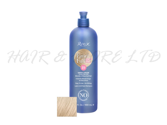 Roux Fanci-Full Temporary Hair Colour Sweet Cream #19, Blends Grey Hair, NZ Fanci-Full Stockist, NZ Salon Supplies, Toning For Blonde Hair,  Fanciful, Fancy-Full, Fancifull
