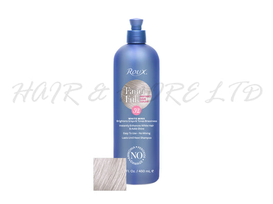 Roux Fanci-Full Hair Colour Rinse White Minx #52, Blends Grey Hair, NZ Fancy-Full Stockist, Toning For Blonde Hair, Fanciful, Fancy-Full, Fancifull