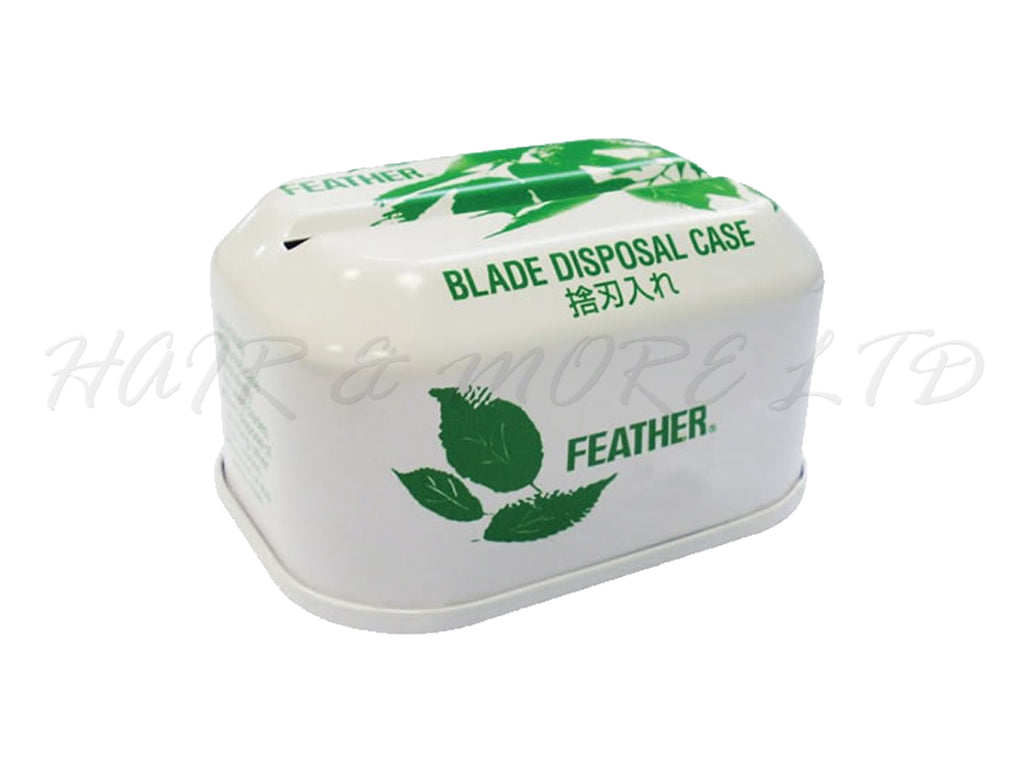 Feather Razor Blade Disposal Case