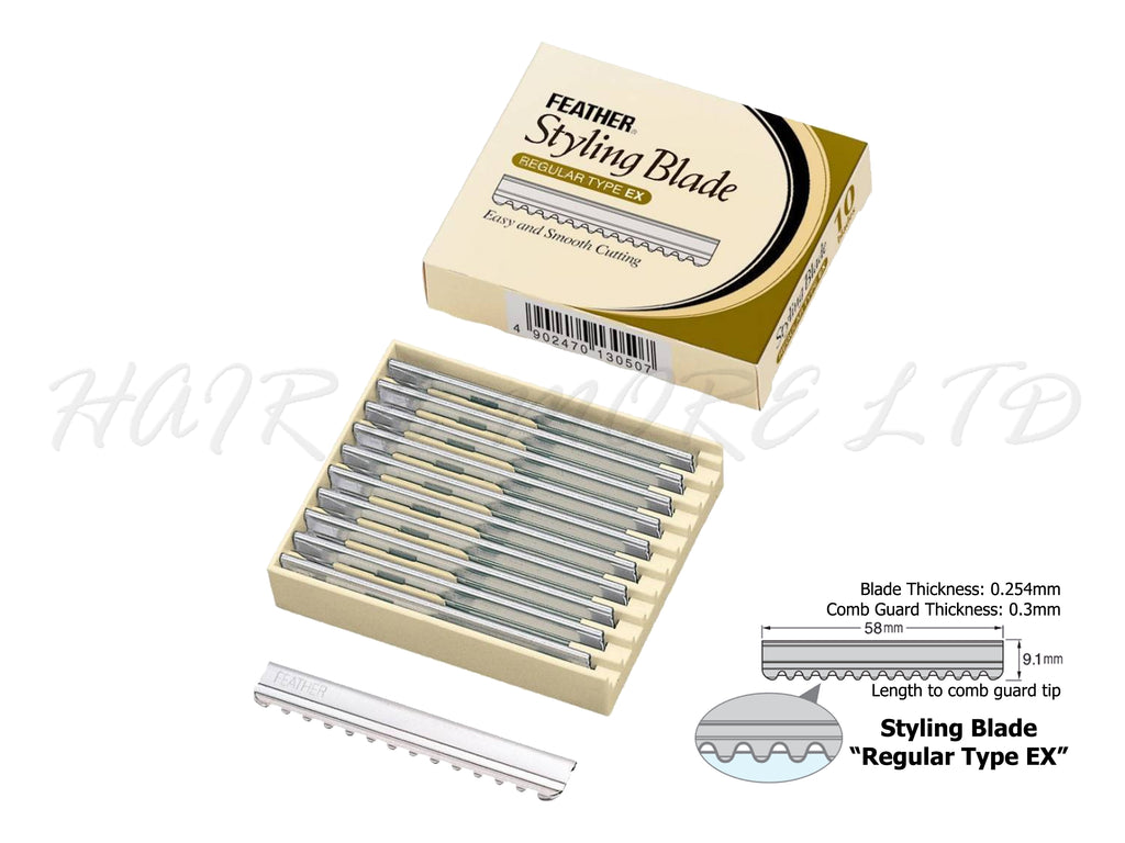 Feather Razor Regular Type Replacement Blades 10pcs
