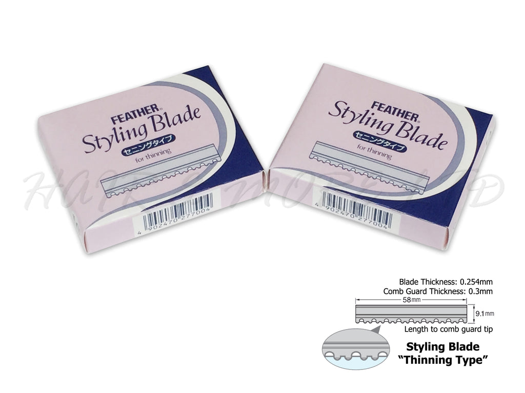 Feather Razor Blades Thinning Type 10pk - 2 Packs