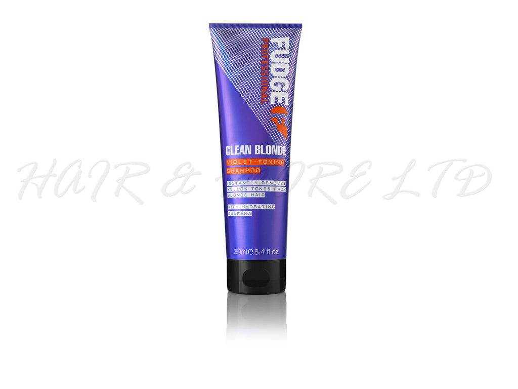 Fudge Professional, Clean Blonde Violet Toning Shampoo 250ml