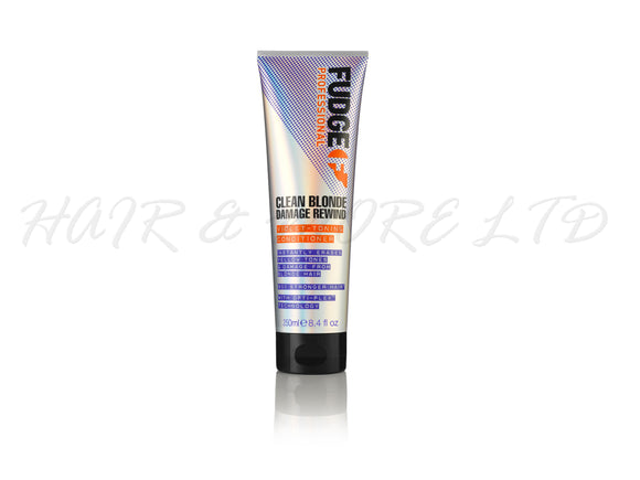 Fudge Professional, Clean Blonde Damage Rewind Violet Toning Conditioner 250ml