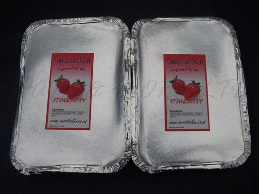 SmoothSkin Strawberry Professional Hot Film Wax 1kg (2 x 500g Slabs), Hot Wax Is Best For Brows/Facial Waxing - Bikini/Brazilian Waxing, No Strips Necessary, NZ Professional Hairdressing And Waxing Suppliers