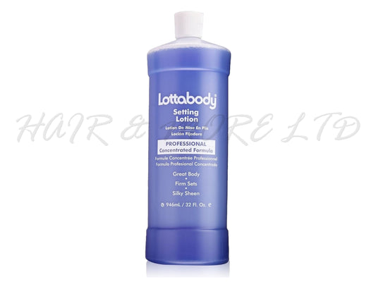 LottaBody Setting Lotion 946ml Concentrated Formula, LottaBody With Coconut And Shea Oils, Setting Lotion Firm Hold, LottaBody Nourishing Hair Care For Curly Coily And Textured Hair, NZ Hairdressing Supplies 
