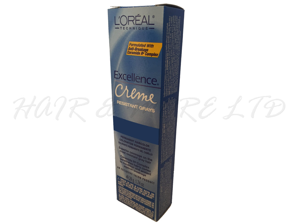 Loreal Excel Creme Resistant Gray - 6.6X (Light Auburn Brown)