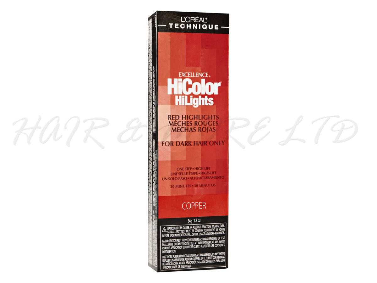Loreal Excellence HiColor Hilights Permanent Creme Colour 34g (For Dar ...