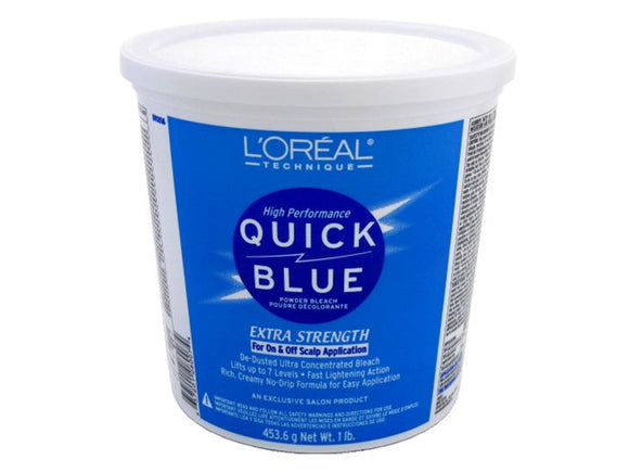 Loreal Quick Blue Powder Bleach Extra Strength 453g