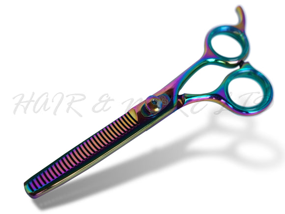 Thinning Scissors (Moulded Finger Rest) - Rainbow