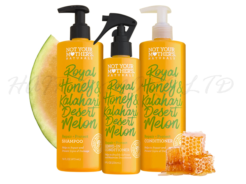 Not Your Mothers Naturals Royal Honey & Kalahari Desert Melon - Repair & Protect 3pc Combo