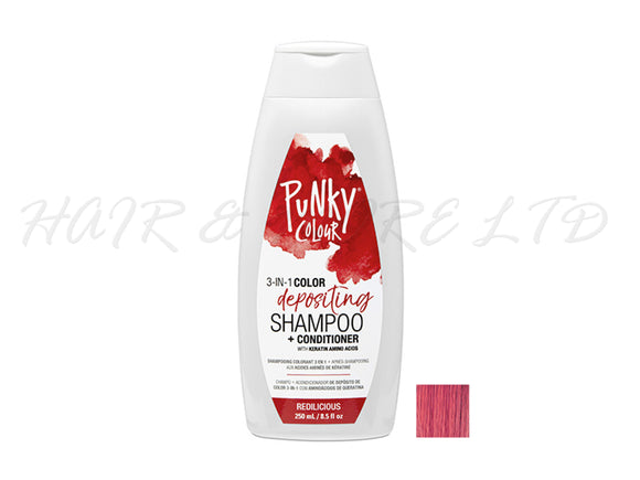 Punky Colour Depositing Shampoo + Conditioner 250ml - Redilicious