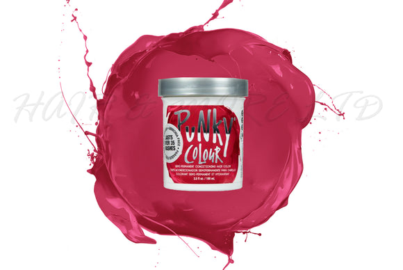 Punky Colour Cherry On Top 100ml, Punky Colour Cherry On Top Is A Rich Bright Pinky Red,  Intermixable With The Rest Of The Punky Colour Range - Create And Customize Your Shade By Adding To Other Shades In The Punky Colour Range, Unleash Your Inner Hair Artist With Punky Colour, Funky Hair Colour, Creative Hair Colour, Professional Hair And Beauty Supplies, NZ Salon Supplies