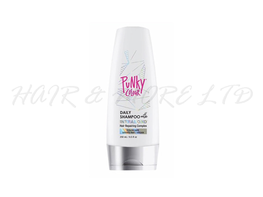 Punky Colour Daily Shampoo With Intrabond Hair Repairing Complex 250ml, Restorative Shampoo For Chemically Damaged Hair - Sulfate Free - Colour Safe - Vegan, Repair Dry & Damaged Hair With Intrabond To Repair And Restore The Hairs Internal Structure, Punky Colour NZ, NZ Colourists, NZ Professional Salon Supplies, NZ Hair Colour Suppliers