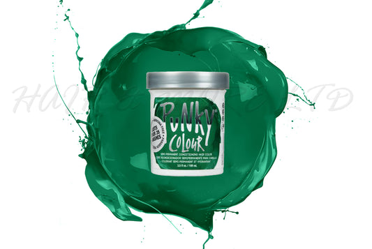 Punky Colour Alpine Green 100ml, Punky Colour Alpine Green Is The Deepest Rich Green In This Range,  Intermixable With The Rest Of The Punky Colour Range - Create And Customize Your Shade By Adding To Other Shades In The Punky Colour Range, Unleash Your Inner Hair Artist With Punky Colour, Funky Hair Colour, Creative Hair Colour, Professional Hair And Beauty Supplies, NZ Salon Supplies