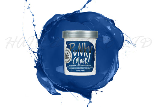 Punky Colour Midnight Blue 100ml, Punky Colour Midnight Blue Is The Deepest Dark Blue But Still Has Plenty Of Blue Tone,  Intermixable With The Rest Of The Punky Colour Range - Create And Customize Your Shade By Adding To Other Shades In The Punky Colour Range, Unleash Your Inner Hair Artist With Punky Colour, Funky Hair Colour, Creative Hair Colour, Professional Hair And Beauty Supplies, NZ Salon Supplies