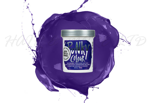 Punky Colour Violet 100ml, Punky Colour Violet Is A Rich Purple With A Hint Of Blue Coolness,  Intermixable With The Rest Of The Punky Colour Range - Create And Customize Your Shade By Adding To Other Shades In The Punky Colour Range, Unleash Your Inner Hair Artist With Punky Colour, Funky Hair Colour, Creative Hair Colour, Professional Hair And Beauty Supplies, NZ Salon Supplies