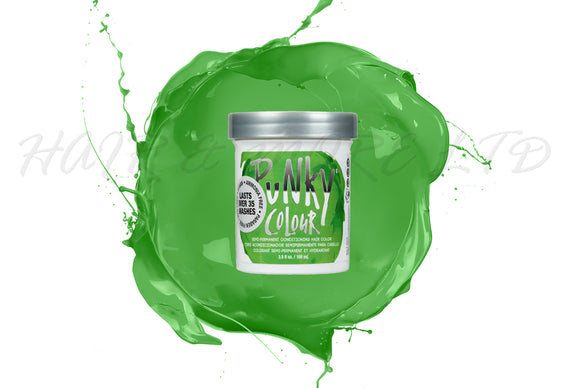 Punky Colour Spring Green 100ml, Punky Colour Spring Green Is The Lightest Bright Green In This Range,  Intermixable With The Rest Of The Punky Colour Range - Create And Customize Your Shade By Adding To Other Shades In The Punky Colour Range, Unleash Your Inner Hair Artist With Punky Colour, Funky Hair Colour, Creative Hair Colour, Professional Hair And Beauty Supplies, NZ Salon Supplies