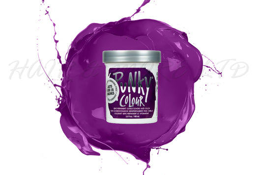 Punky Colour Purple 100ml, Punky Colour Purple Is The Deepest Rich Purple In This Range,  Intermixable With The Rest Of The Punky Colour Range - Create And Customize Your Shade By Adding To Other Shades In The Punky Colour Range, Unleash Your Inner Hair Artist With Punky Colour, Funky Hair Colour, Creative Hair Colour, Professional Hair And Beauty Supplies, NZ Salon Supplies