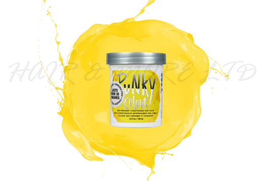 Punky Colour Bright Yellow 100ml, Punky Colour Bright Yellow Is Just That - Vibrant & Gorgeous Yellow,  Intermixable With The Rest Of The Punky Colour Range - Create And Customize Your Shade By Adding To Other Shades In The Punky Colour Range, Unleash Your Inner Hair Artist With Punky Colour, Funky Hair Colour, Creative Hair Colour, Professional Hair And Beauty Supplies, NZ Salon Supplies