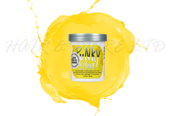 Punky Colour Bright Yellow 100ml, Punky Colour Bright Yellow Is Just That - Vibrant & Gorgeous Yellow,  Intermixable With The Rest Of The Punky Colour Range - Create And Customize Your Shade By Adding To Other Shades In The Punky Colour Range, Unleash Your Inner Hair Artist With Punky Colour, Funky Hair Colour, Creative Hair Colour, Professional Hair And Beauty Supplies, NZ Salon Supplies