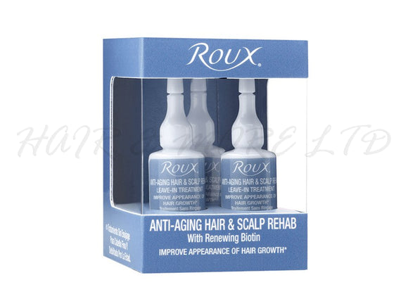 Roux Anti-Aging Hair and Scalp Rehab Leave In Treatment 3 Pack