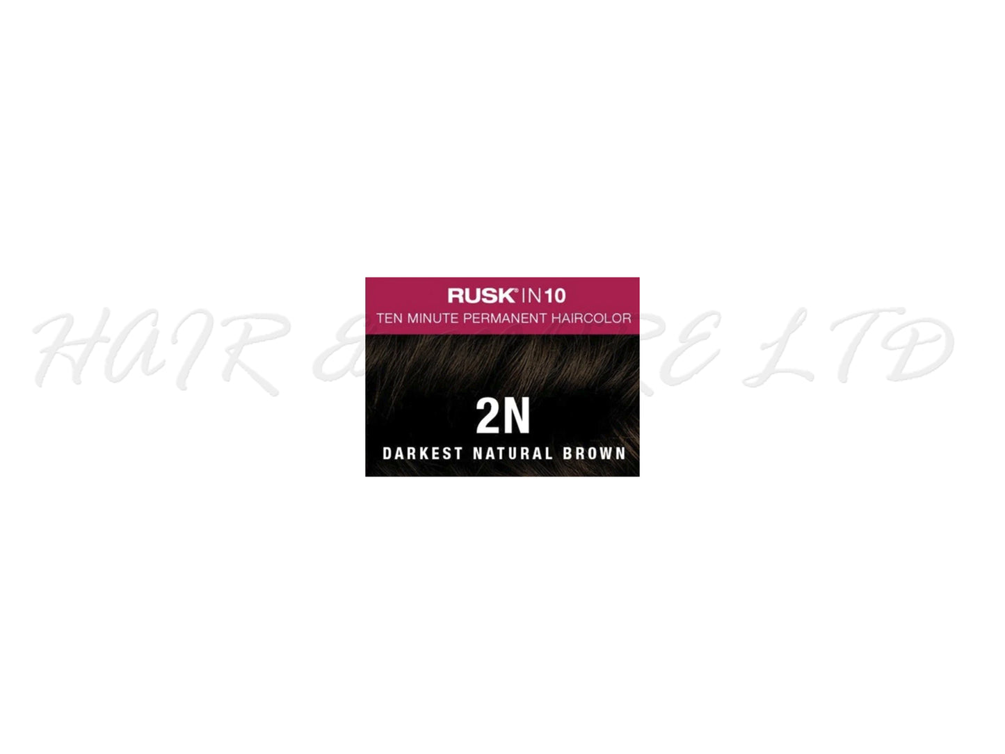RUSK in 10, Ten Minute Permanent Cream Colour 100ml