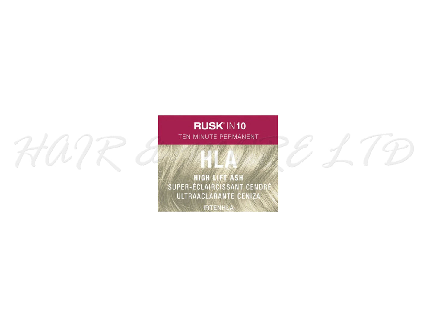 RUSK in 10, Ten Minute Permanent Cream Colour 100ml