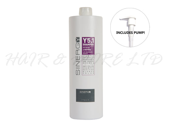 Sinergy Y5.1 Anti-Yellow, Purple Shampoo 1000ml
