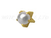 Studex Gold Plated 'Prong' Style Earrings With Pearl 3mm - 1 Pair, Studex Earings Pearl Set In Prong Style, Studex Brand Earrings, Medical Grade Stainless Steel Earrings With 24 Karat Gold Coating, Pre-Sterilized + Allergy Free Earrings, NZ Beauty Supplies, NZ Salon Supplies, Great Salon & Pharmacy Retail Item
