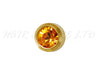 Studex Gold Plated Birthstone Earrings, 1 Pair 3mm - November (Topaz)