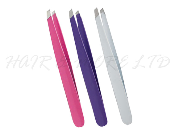 Satin Edge Slant Tip Stainless Steel Tweezers