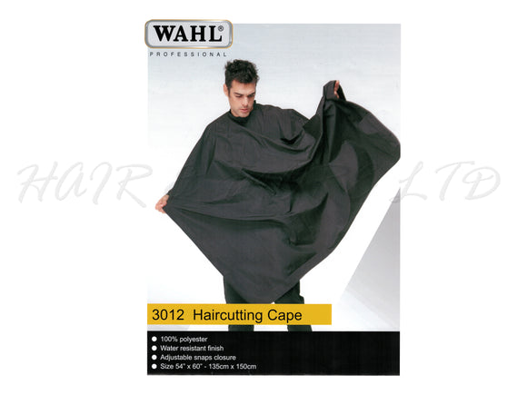 WAHL Professional Polyester Haircutting Cape - Black