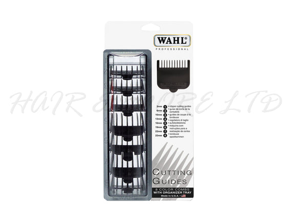 WAHL Comb Attachment Set #1 to #8 with Storage Caddie