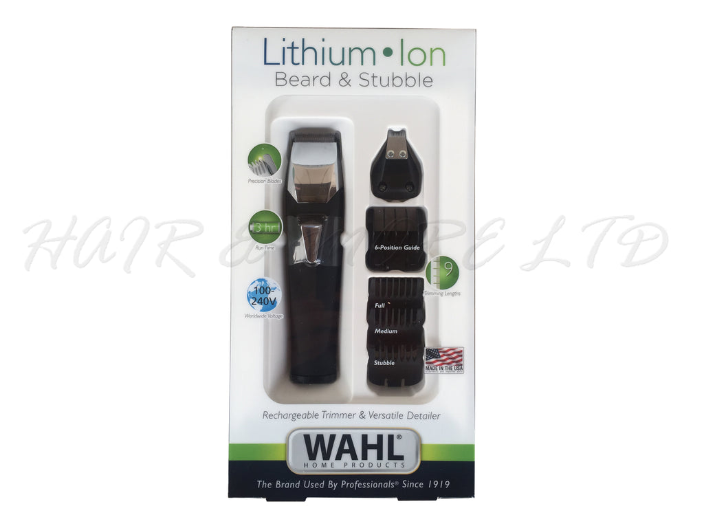 WAHL Beard & Stubble Lithium Ion Trimmer - Made in the USA